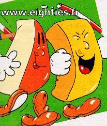 ANNEES 80, 80's, eighties, pub, publicité, réclame, pubs, les produits laitiers sont nos amis pour la vie, nostalgie, souvenirs